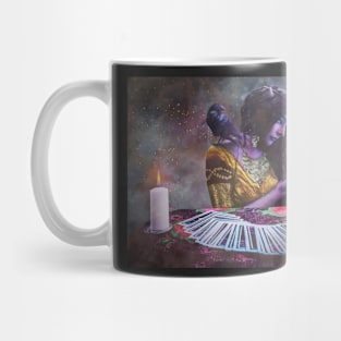 Tiefling Tarot Reading Realism Art Mug